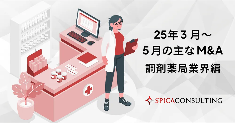 調剤薬局業界の2025年3月〜5月の主なM&A